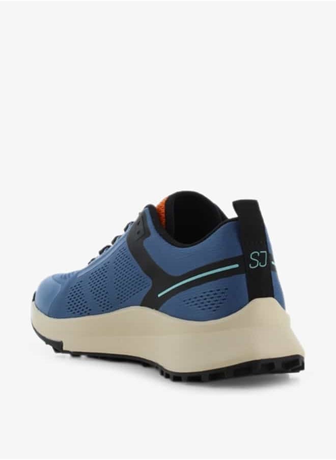 Men's Colourblock Lace-Up Low Ankle Sneakers