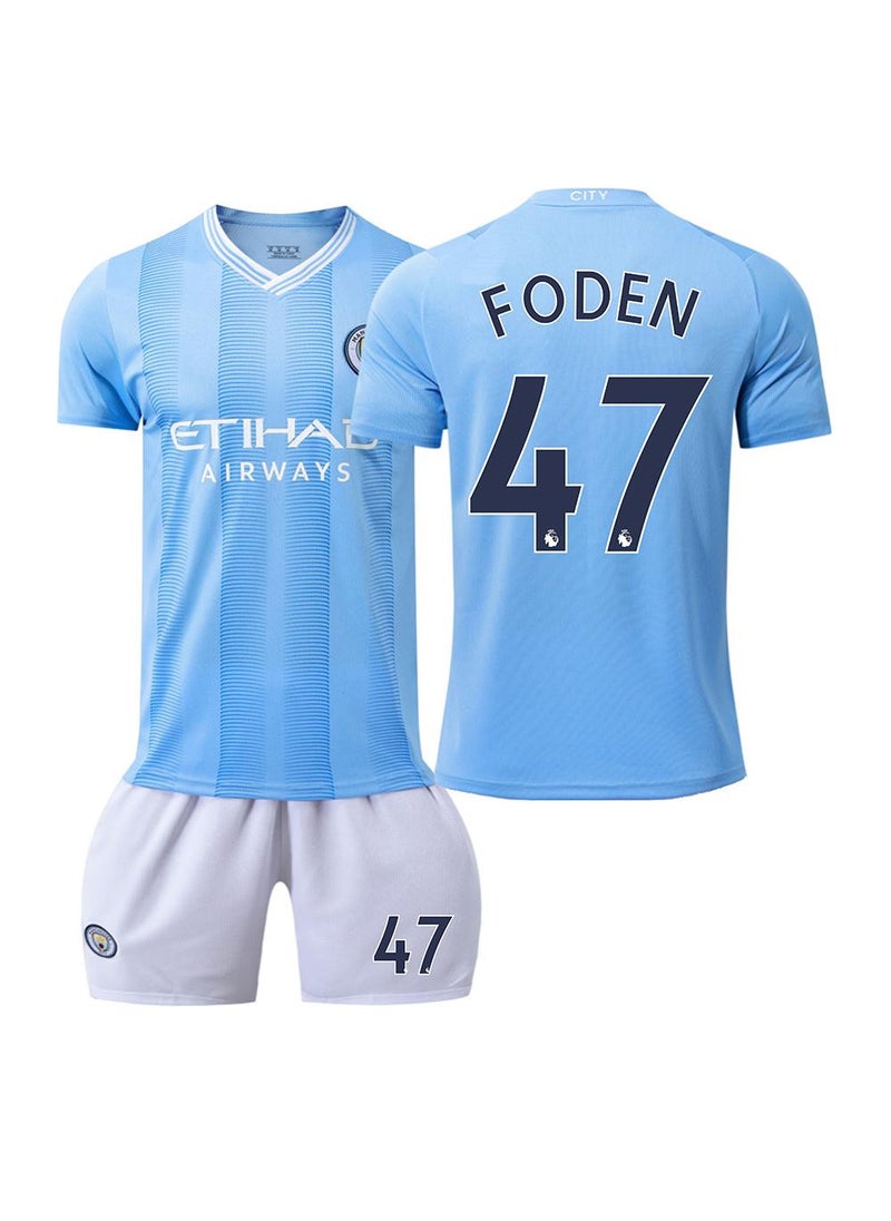 23/24 Manchester City Home Jersey Preemptive Edition  Haaland Children'S And Adult Size24