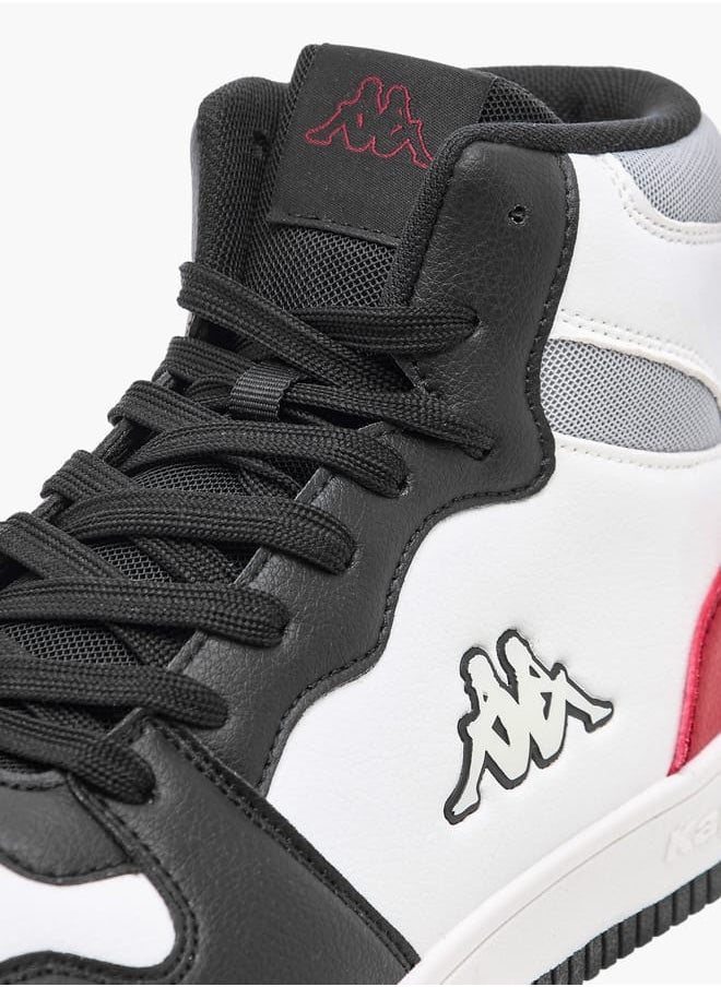 Mens Logo Detail Sports Shoes with Lace-Up Closure