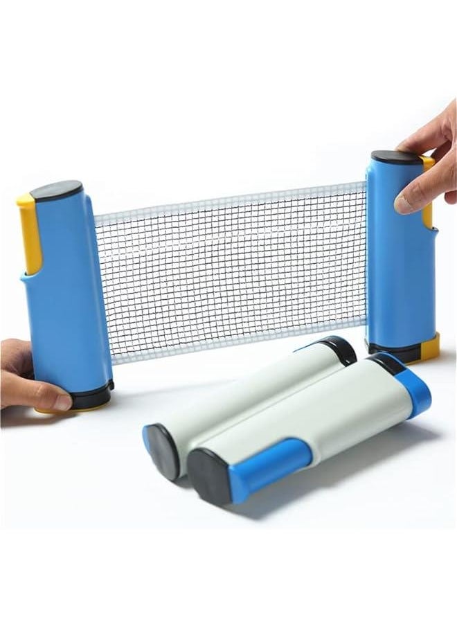 Retractable for plng Pong Net , All in 1 Portable for plng Pong Paddles Set , Portable Table Tennis Net and Post Set Stretches for Any Table , Games for Family