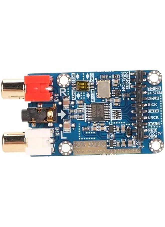 I2S ADC Audio Card Module, Lossless Digital Audio Decoder Module, Master Slave Mode Development Board, Support 24bit 192k, 24bit 96k Master Mode