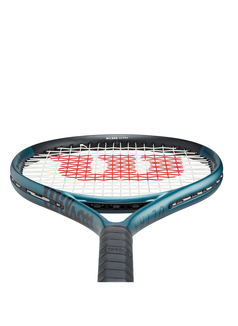 Ultra 26 V4 Tennis Racket, Head 100, 16x19, Junior Intermediate - Blue/ Black