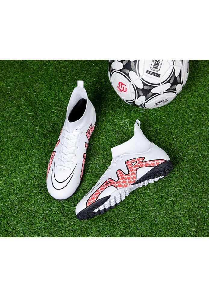 Men's football shoes, suitable for outdoor and indoor professional teenage boy football shoes, men's and women's universal football shoes.