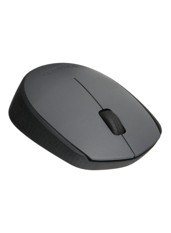 Logitech M170 Wireless USB Mouse, 2.4GHz Wireless Technology, Optical Tracking, Up to 10m Wireless Range, Grey/Black