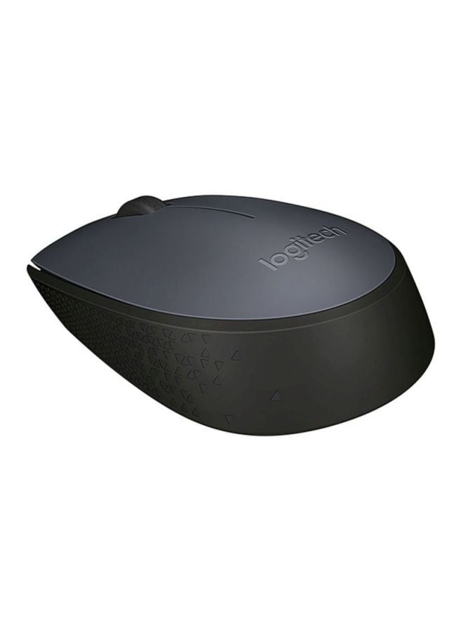 Logitech M170 Wireless USB Mouse, 2.4GHz Wireless Technology, Optical Tracking, Up to 10m Wireless Range, Grey/Black