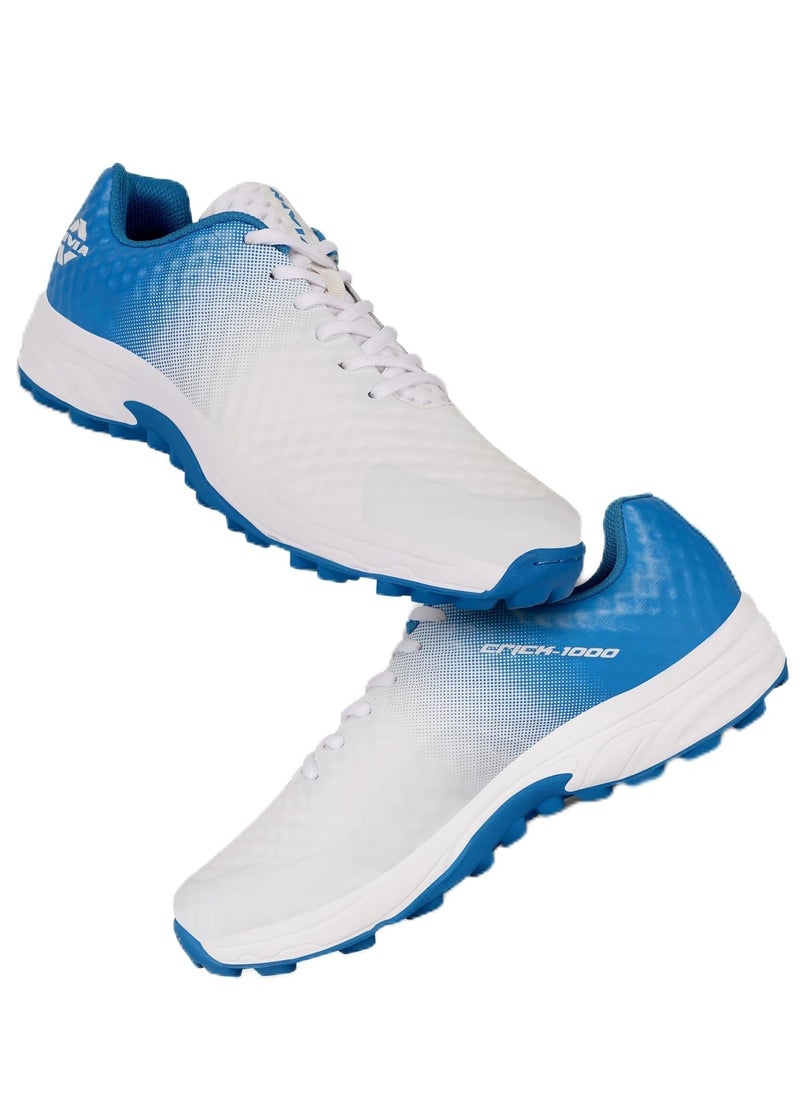 Crick 1000 Cricket Shoes | For Men and Boys | Rubber Outsole | Lightweight & Highly Durable | Comfortable Cricket Footwear