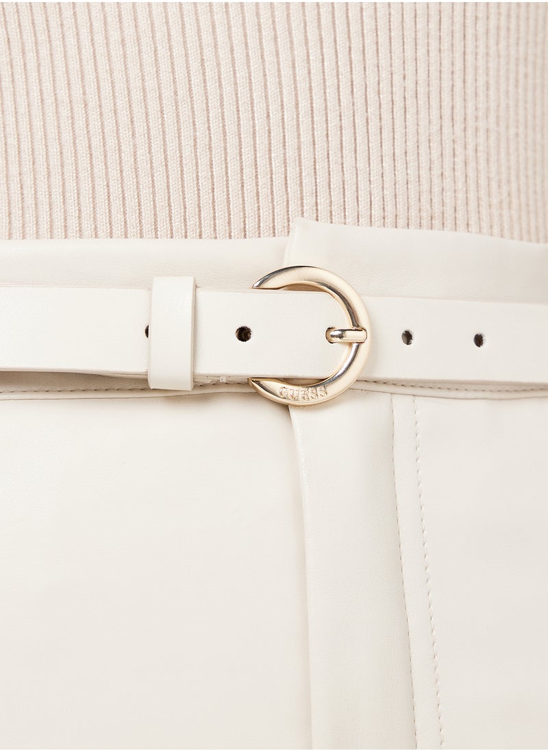 Logo Detailed Allocated Hole  Belts