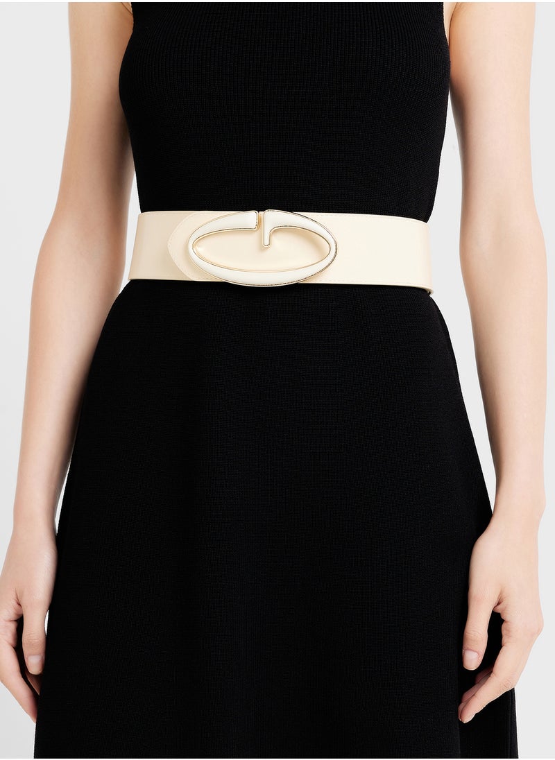 Noelle Allocated Hole Buckle Belts