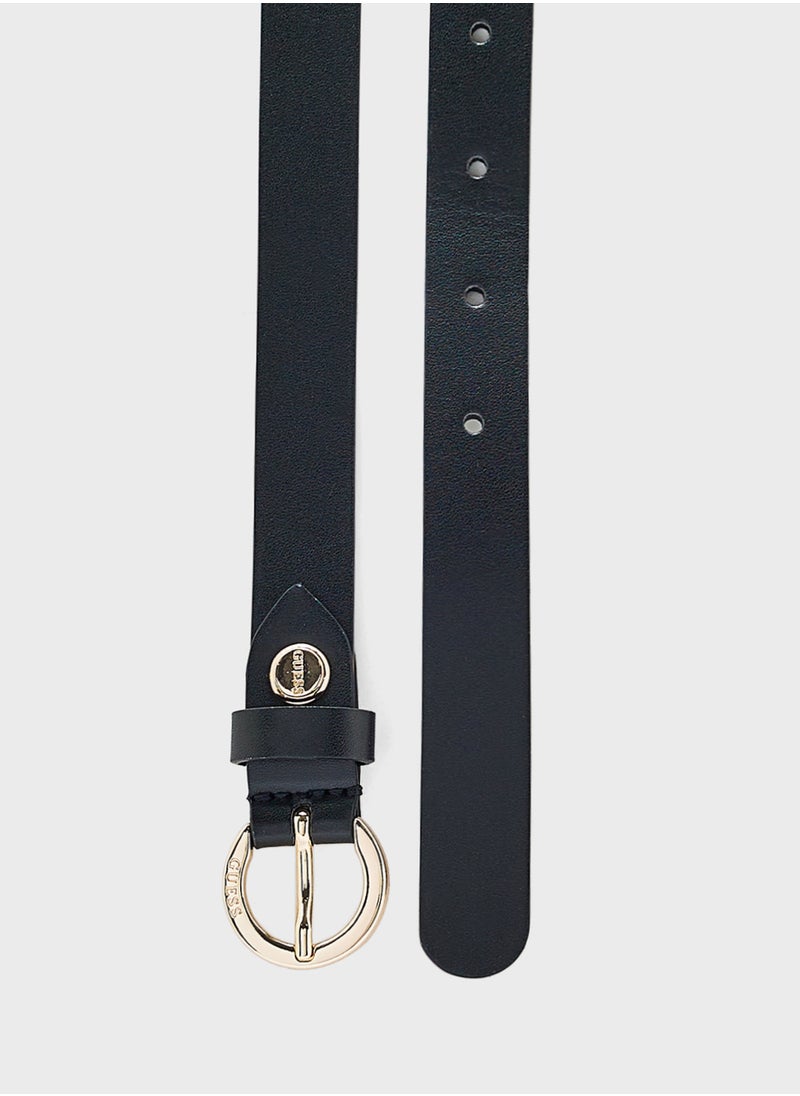 Logo Detailed Allocated Hole   Belt