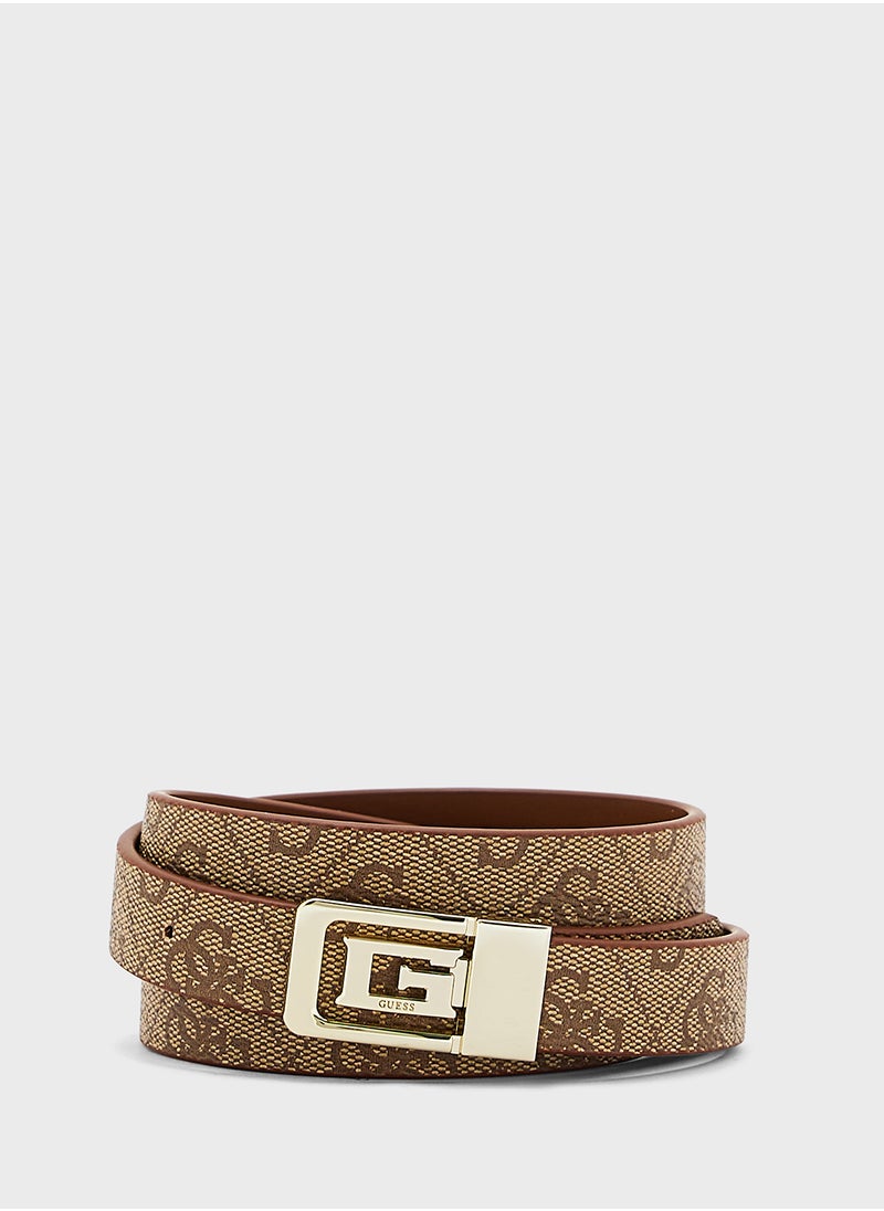 Logo Detailed Belt