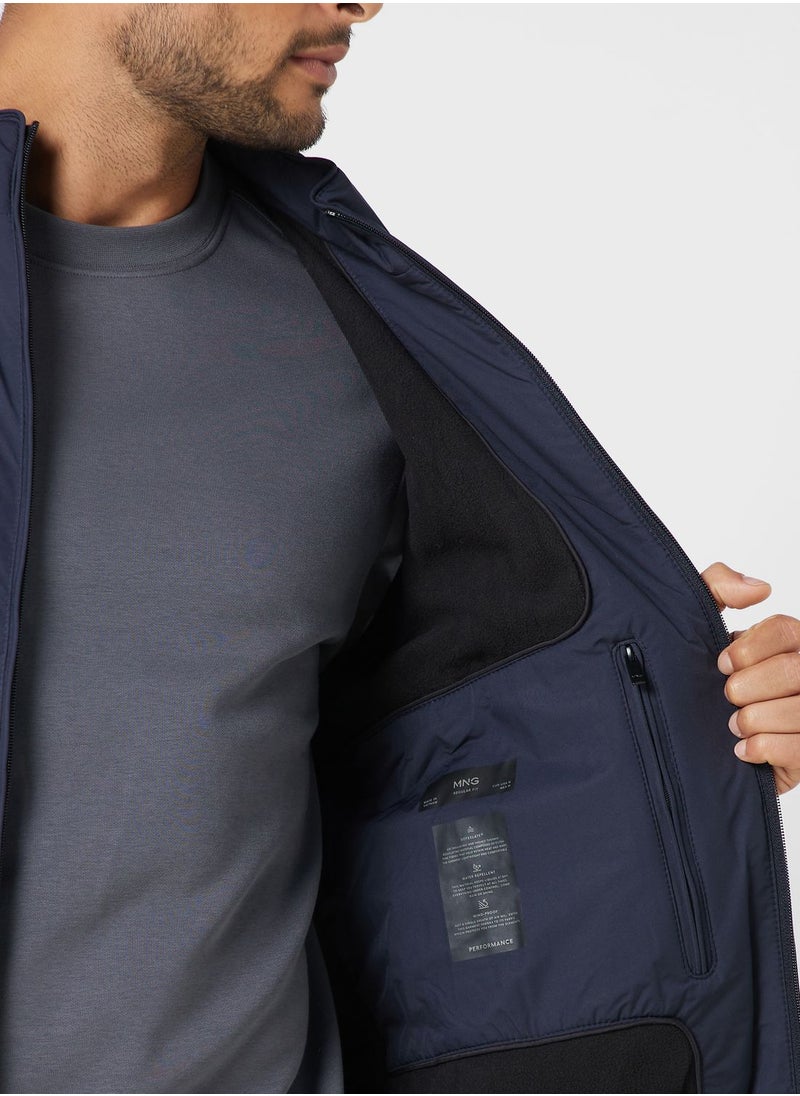 Zip Through Water Repellent Jacket