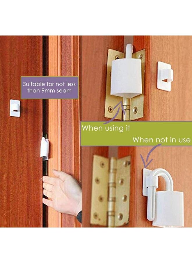 Effective Finger Guard For Hinged Doors (Pack Of 4 White)