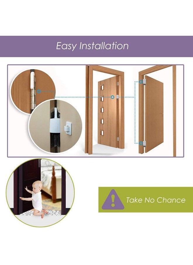 Effective Finger Guard For Hinged Doors (Pack Of 4 White)