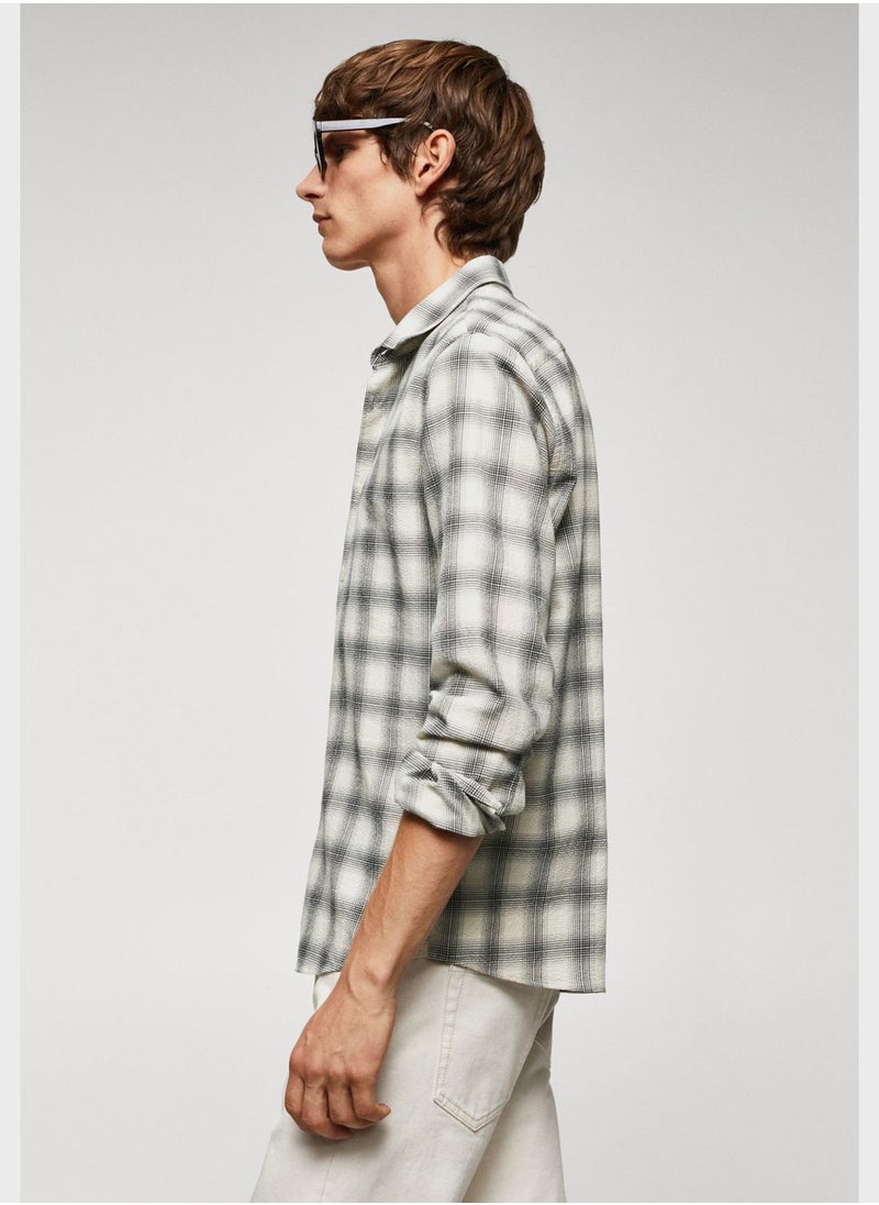 Checked Regular Fit Shirt