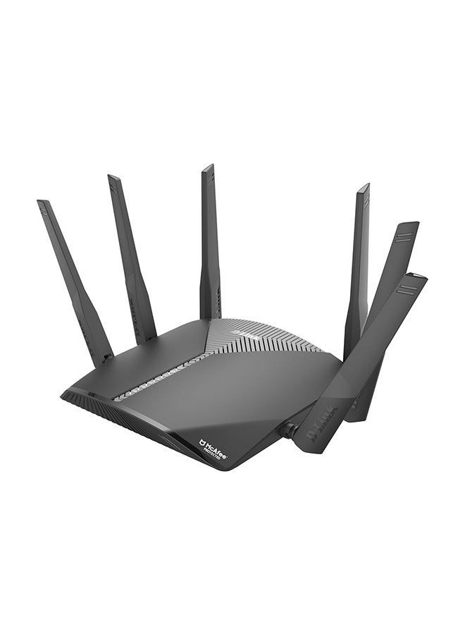 Dir-3060 Exo Ac3000 Smart Mesh Wi-Fi Router Black