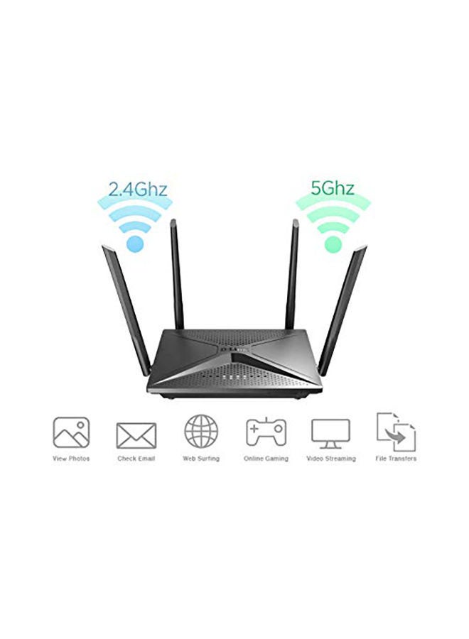 WiFi Gigabit Router Black