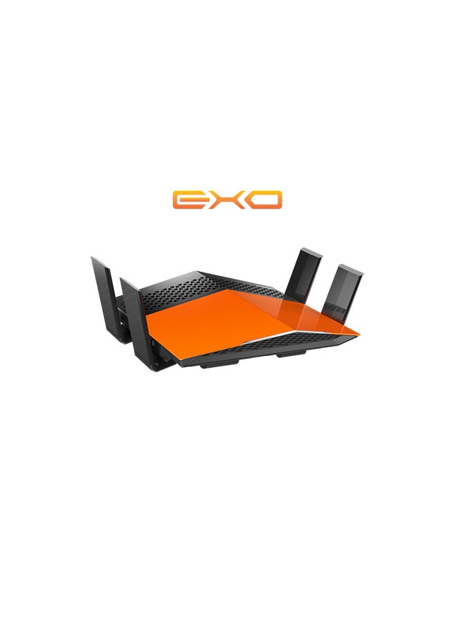 DIR-879 AC1900 DUALBAND WIFI ROUTER Black, orange