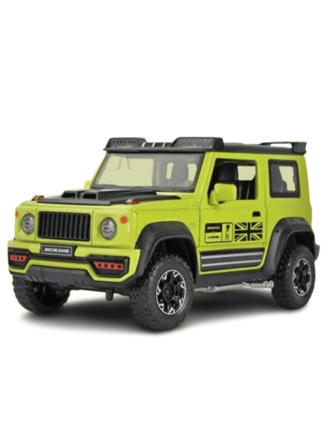 1:24 Scale Jimny SUV Alloy Model Car Diecast Metal Off-Road Cars Car Model Sound And Light Gifts