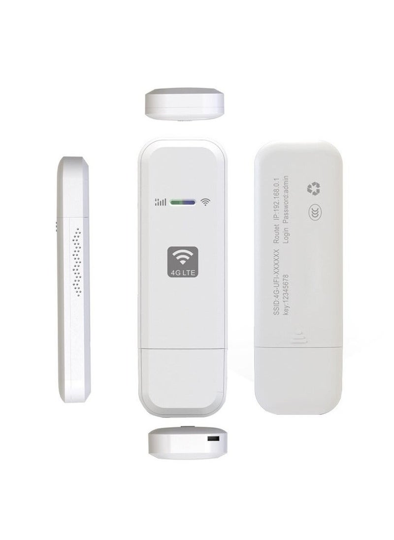 WiFi Modem Dongle, Connectivity with 4G LTE USB WiFi Modem - Internet Hotspot for Desktops, Laptops, and PCs. Car WiFi Mini Wireless Router with SIM Card Slot for On-the-Go Connectivity