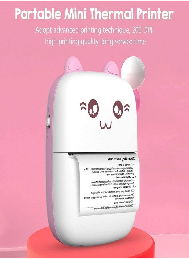 Bluetooth Mini Printer - Instant Pocket Portable Wireless Thermal Printer for Android & iOS