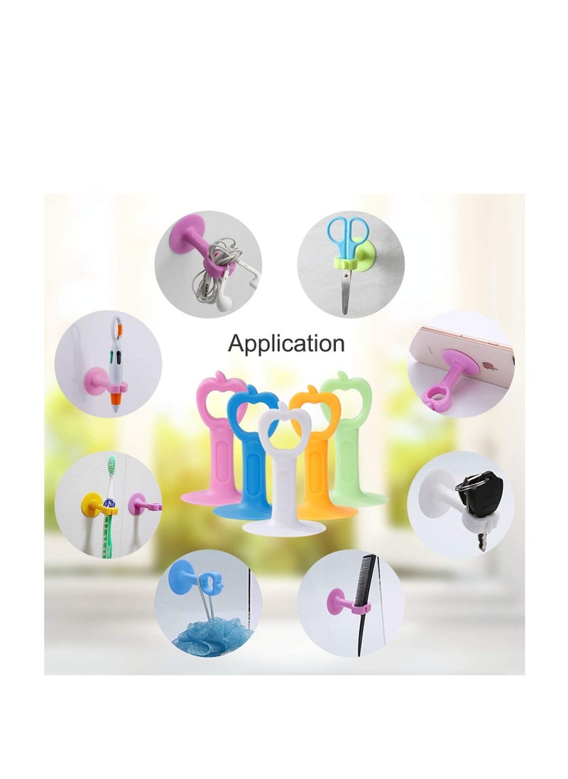 Silicone Door Stopper Anti Collision Doorknob Stopper Punch-Free Mute Door Suction Handle Knob Protector Silicone Bumper Crash Pads for Protecting The Wall 10 Pieces