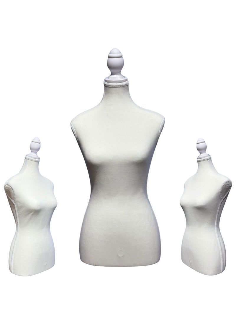 Women Sewing Mannequin Torso Dress Foam, Adjustable Female Mannequin Body Torso, Strong Plastic Tripod and Head with Stainless Steel Tube, Pinnable Mannequin Display Dressmaker Sewing Clothes 170cm