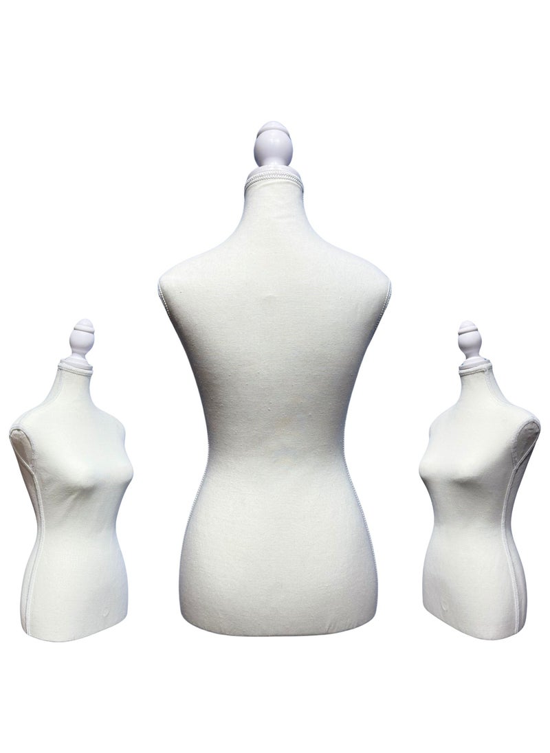 Women Sewing Mannequin Torso Dress Foam, Adjustable Female Mannequin Body Torso, Strong Plastic Tripod and Head with Stainless Steel Tube, Pinnable Mannequin Display Dressmaker Sewing Clothes 170cm