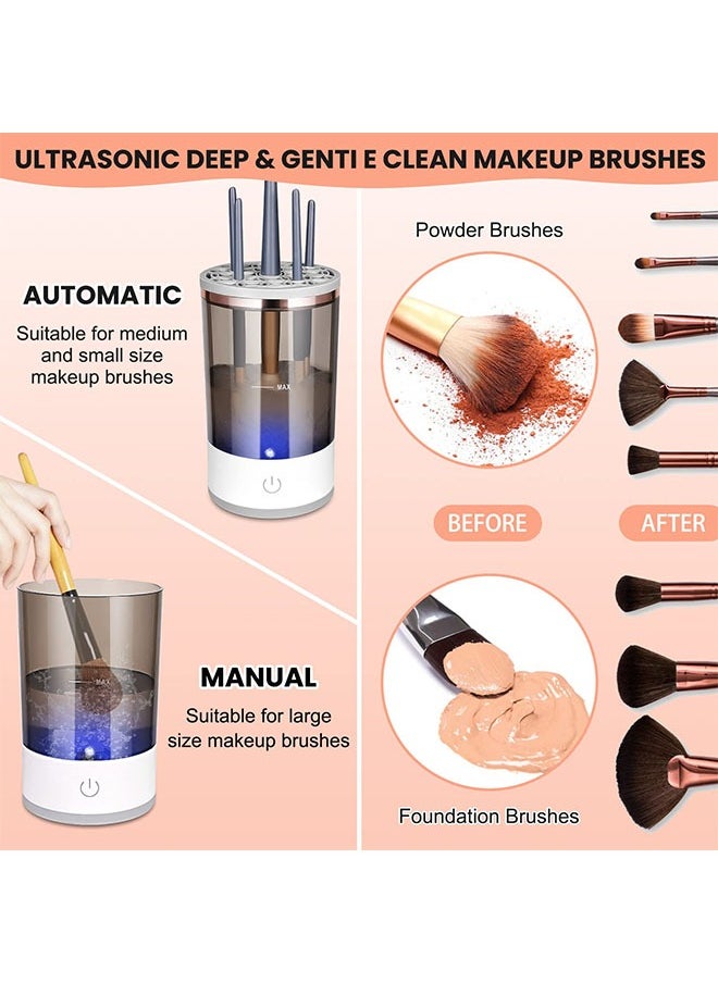 Electric Makeup Brush Cleaner, Makeup Brush Cleaner Machine for All Size Makeup Brush Beauty Tools Great Gift