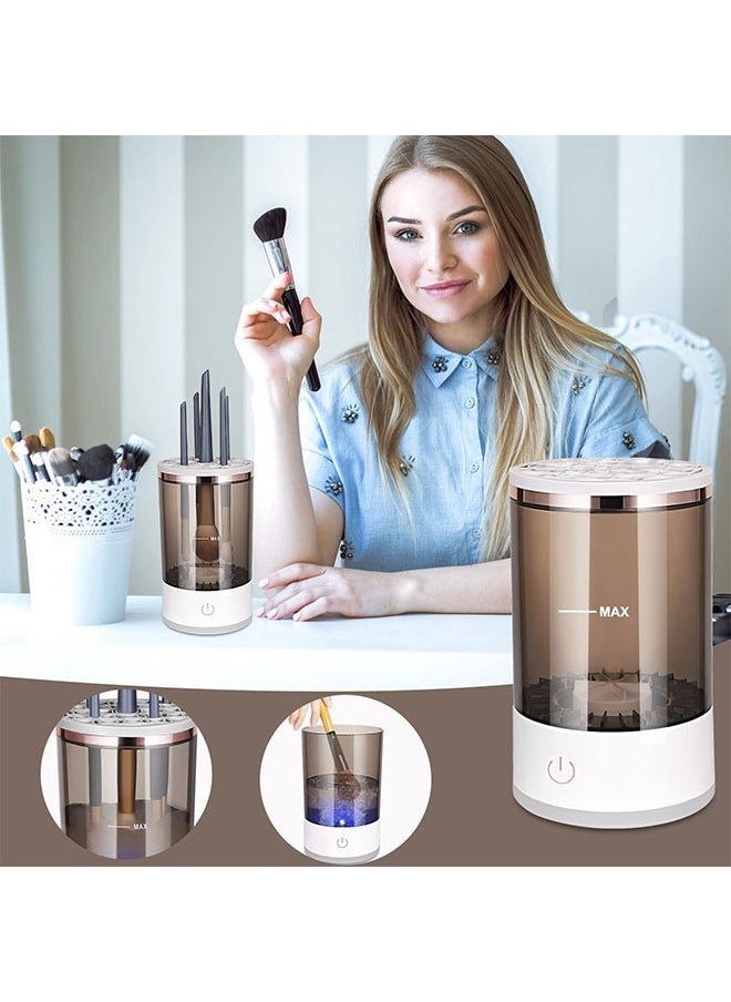 Electric Makeup Brush Cleaner, Makeup Brush Cleaner Machine for All Size Makeup Brush Beauty Tools Great Gift