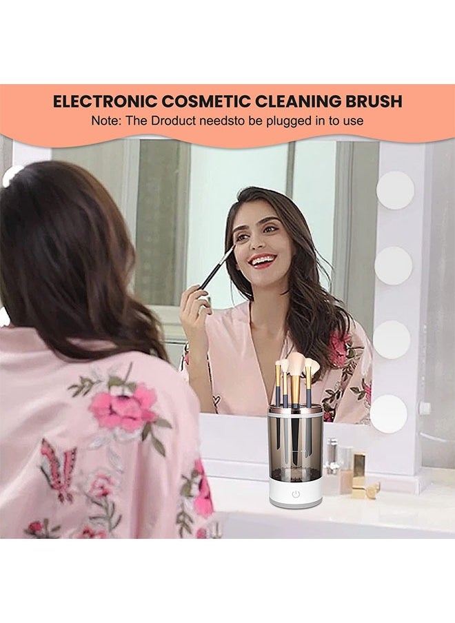 Electric Makeup Brush Cleaner, Makeup Brush Cleaner Machine for All Size Makeup Brush Beauty Tools Great Gift