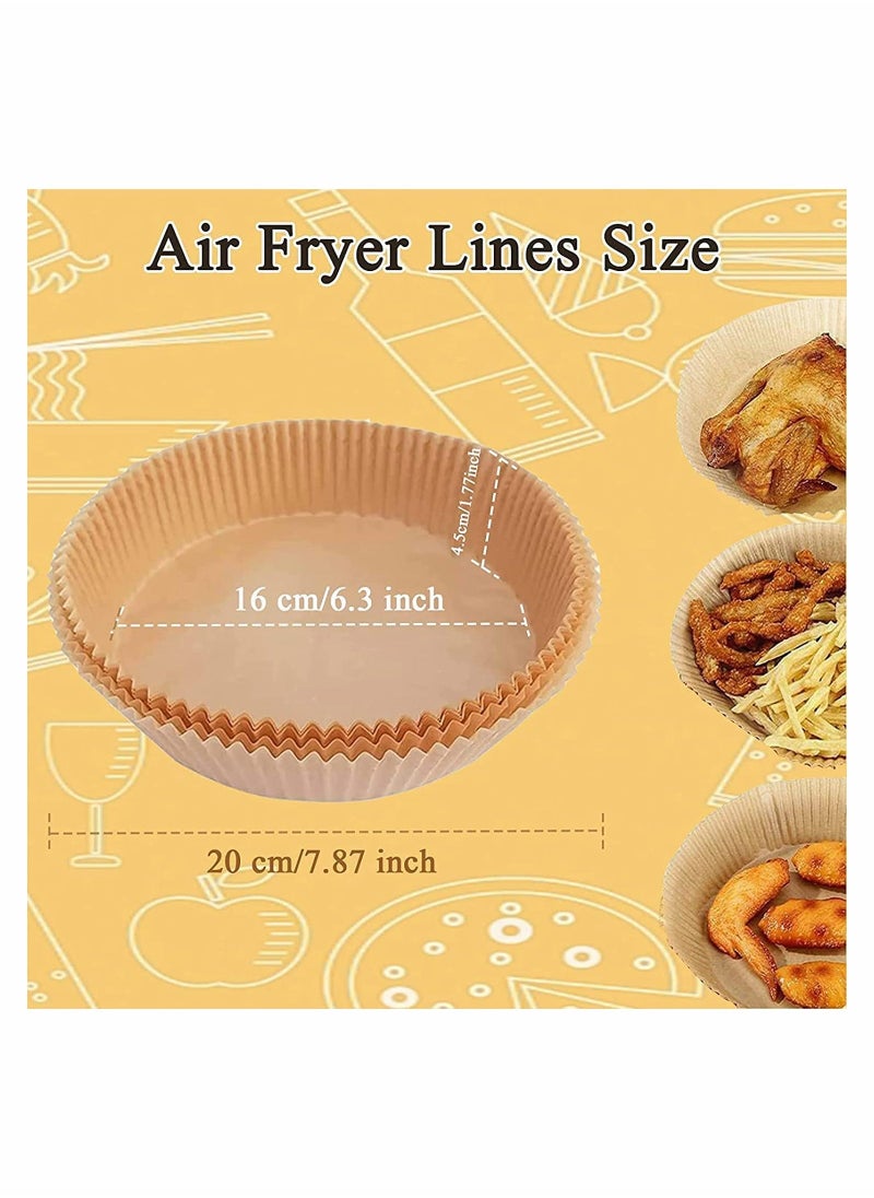 Air Fryer Disposable Paper Liner 100pcs with 100pcs Disposable Gloves