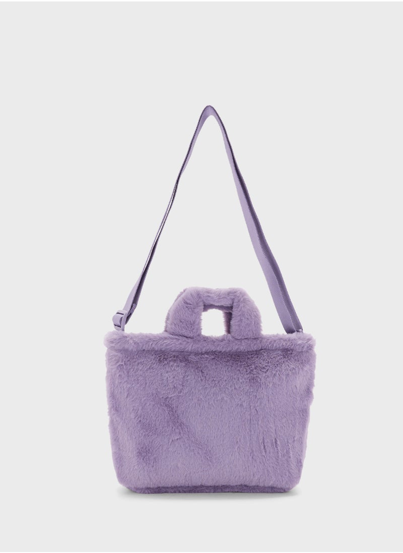 Core Fur Mini Tote Bag