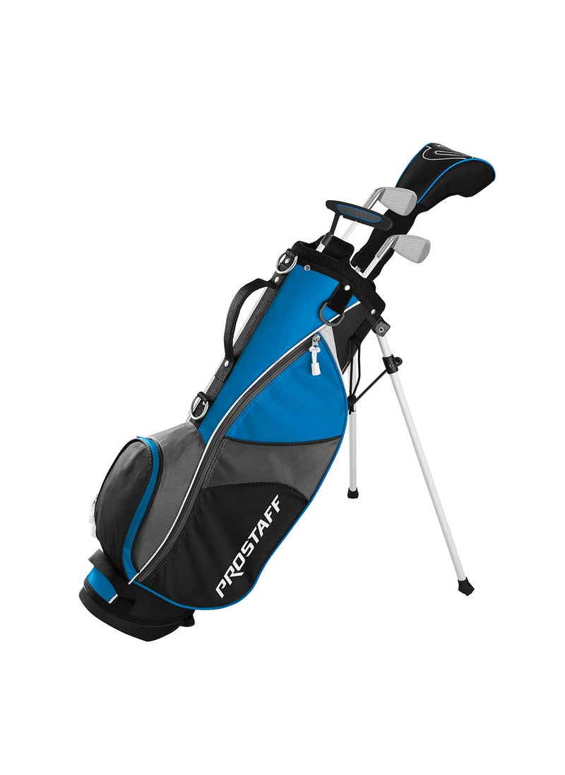 Golf Pro Staff Junior Game Improvement Small Club Set for Children from 5-8 Years, Body Size 102-127 cm, Right-Handers, Graphite, Including Carrybag, Blue