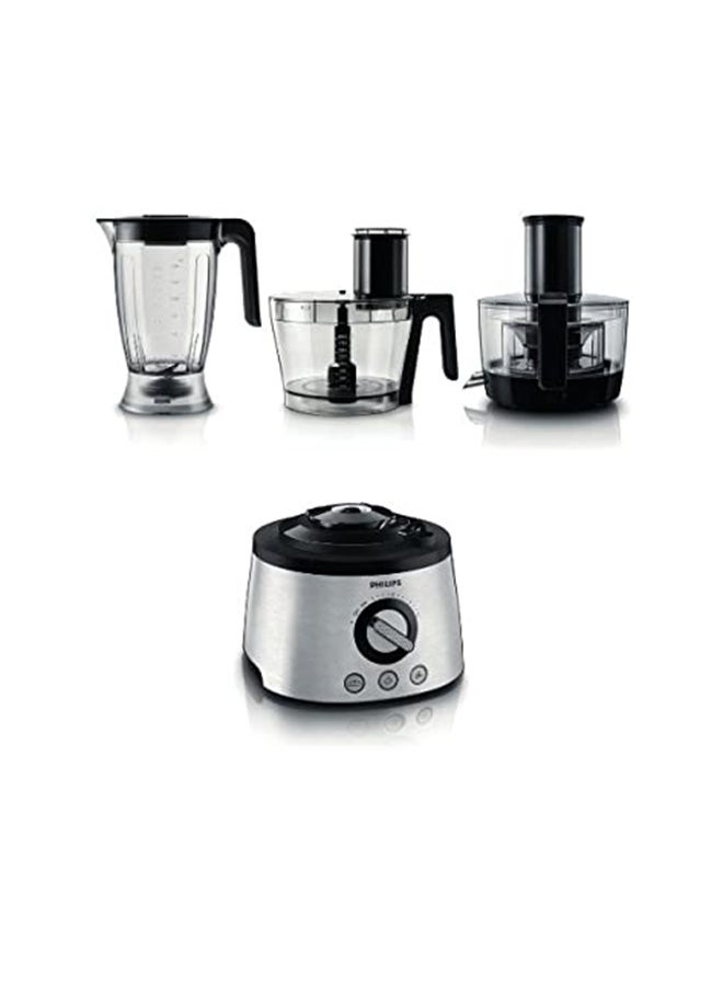 Countertop Food Processor Set 3.4 L 1300.0 W HR7778 Black/Grey/Clear