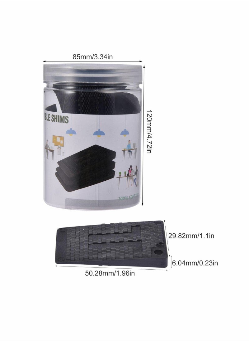 Table Shims, 35 Piece Jar - Durable Level Wedge for Home Improvement, Furniture Feet Pads for Fixing Wobbly Furniture