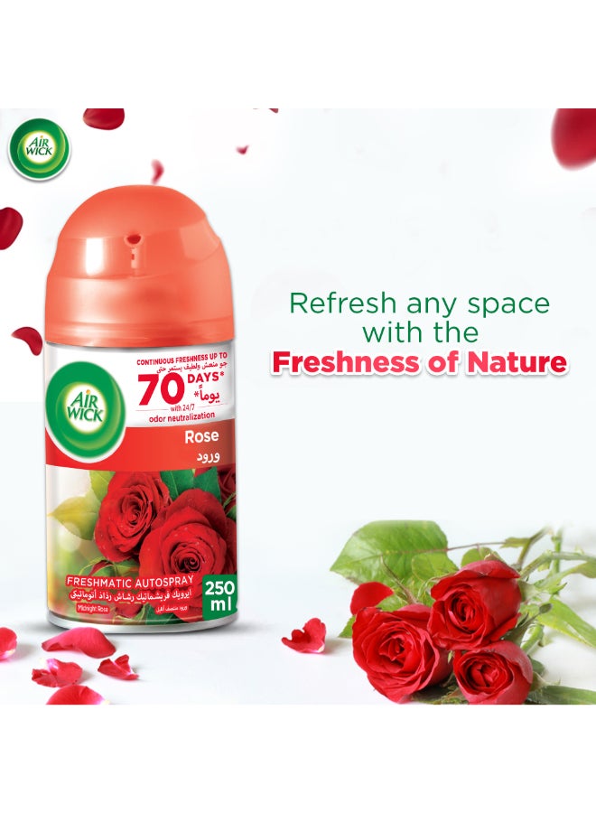 Freshmatic Autospray Refill Rose Fragrance Pack Of 2 250ml