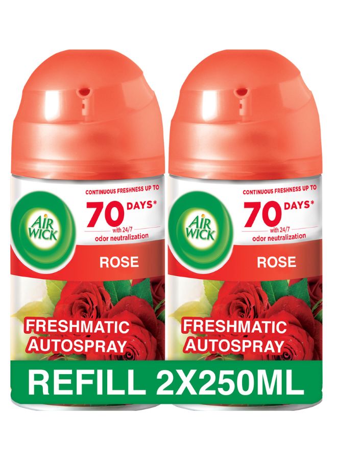 Freshmatic Autospray Refill Rose Fragrance Pack Of 2 250ml