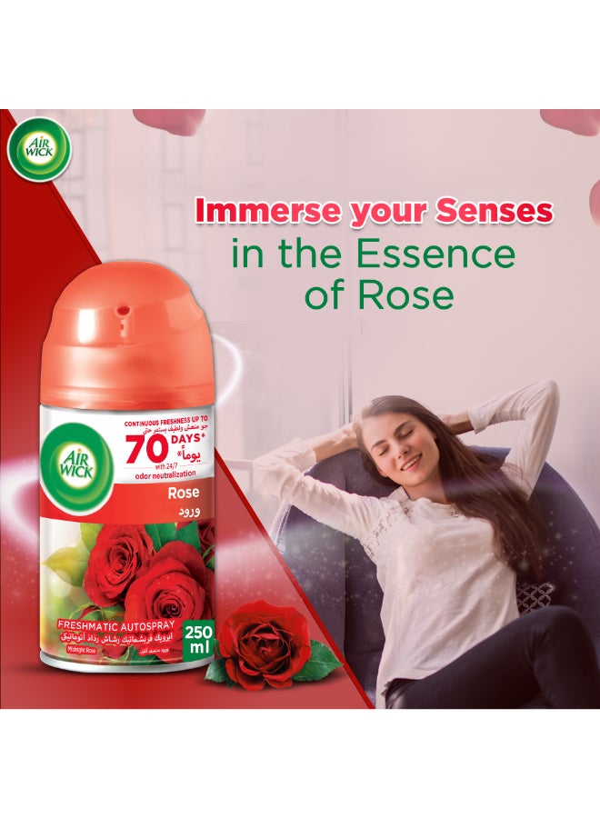 Freshmatic Autospray Refill Rose Fragrance Pack Of 2 250ml