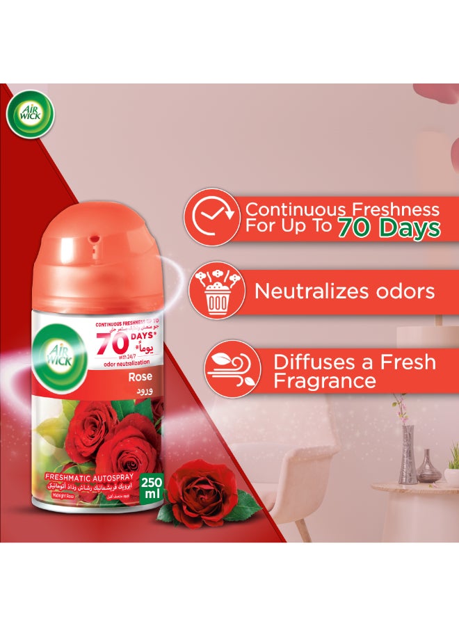 Freshmatic Autospray Refill Rose Fragrance Pack Of 2 250ml