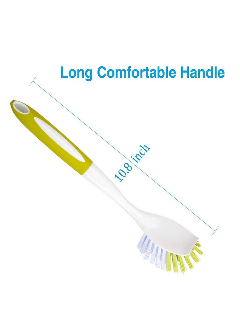 3 Pieces Pot Cleaning Tool Long Handle Brush Cleaning Brush