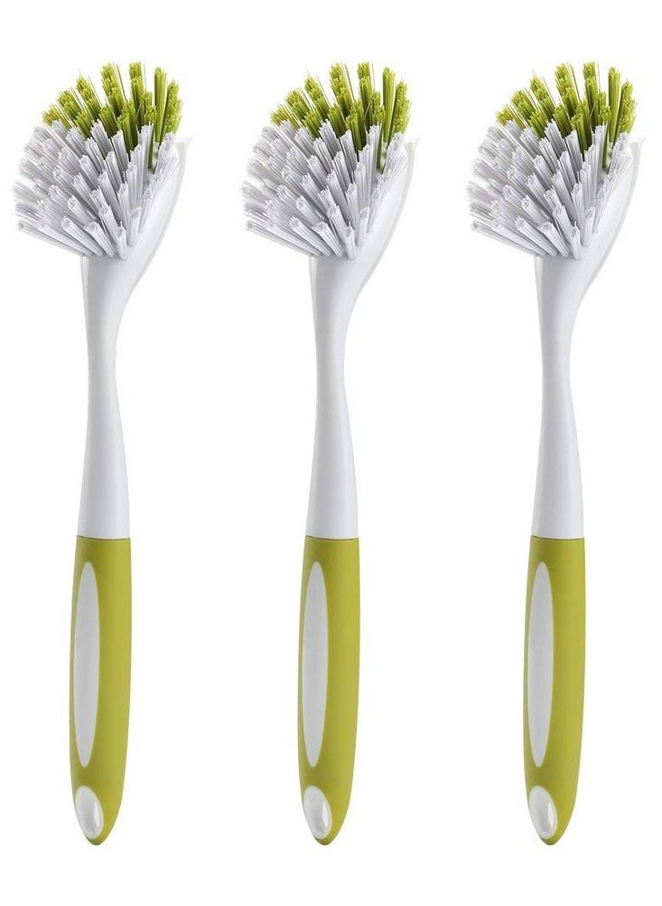 3 Pieces Pot Cleaning Tool Long Handle Brush Cleaning Brush