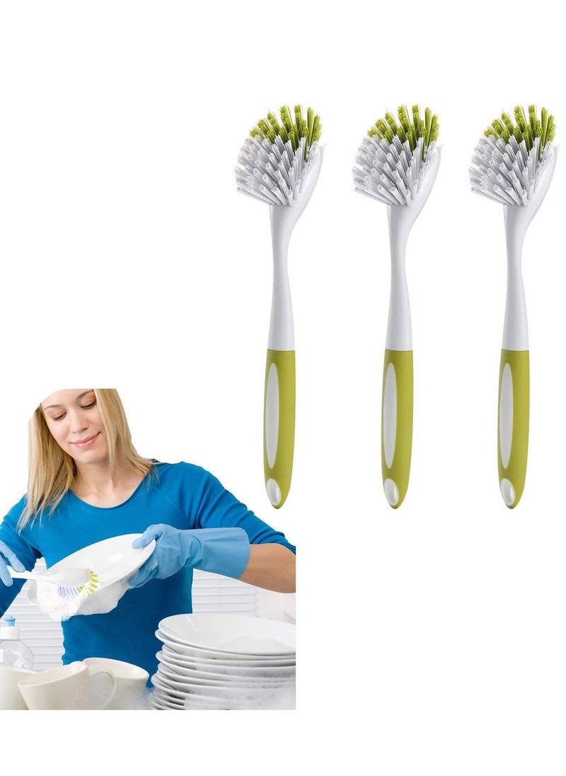 3 Pieces Pot Cleaning Tool Long Handle Brush Cleaning Brush