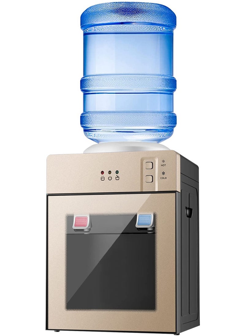 Top Loading Water Dispenser, Cold and Hot for 3 to 5 Gallon Bottles