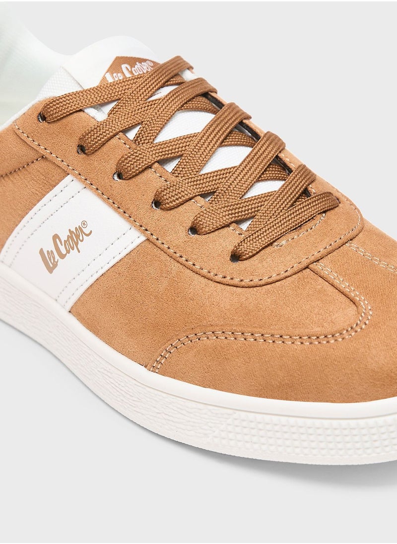 Lace Up Low Top Sneakers