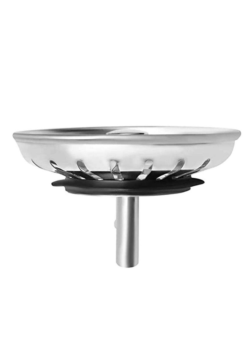 Sink Strainer Kitchen Sink Basket Strainer Replacement Stainless Steel Waste Plug Basin Sink Filter Stopper For Kitchen Bathroom Accessories
