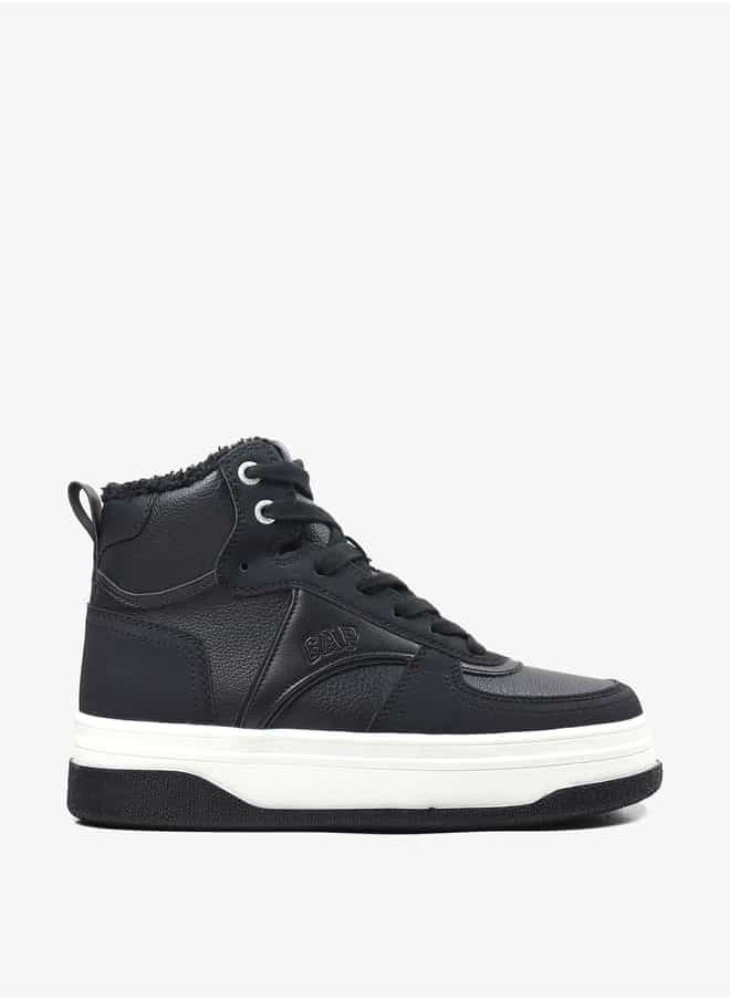 Women's High Top Sneakers with Lace-Up Closure - Paradise Cup Mid W