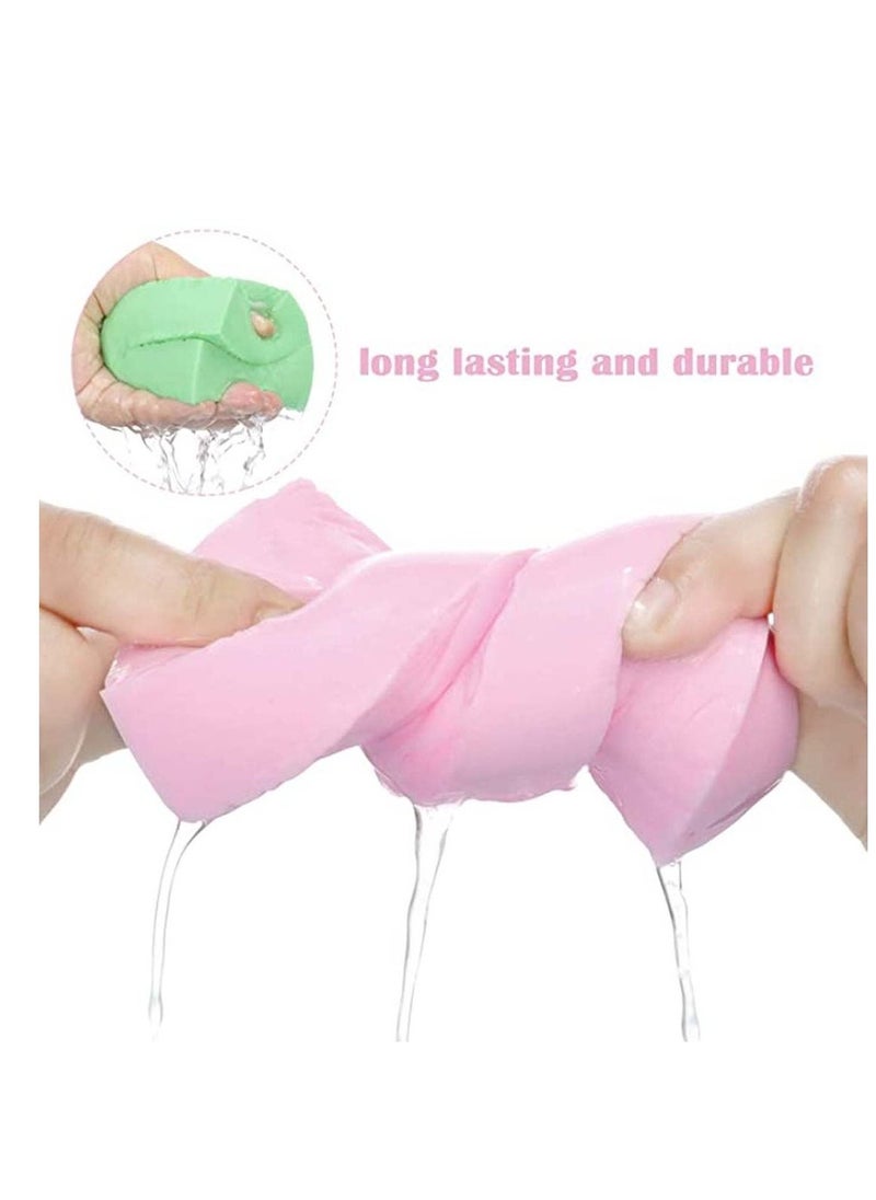 Baby Bath Sponge 4pcs Soft Skin Exfoliating Shower for Kids and Adult, Cute Cartoon Water ASponge, Bathroom Body Cleansing Supplies Healthy Care Sponge, Brush