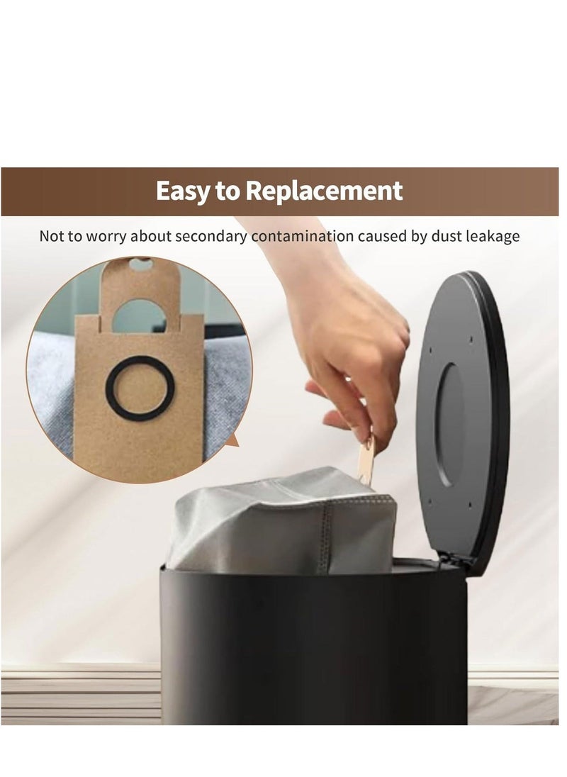 Replacement Dust Bags for Eufy RoboVac L35 Hybrid/L35 Hybrid+ LR30 Hybrid/LR30 Hybrid+ LR20 Auto-Empty Station Vacuum Cleaner Automatic Airclean Dirt Disposal Bags Accessory Part (8 Packs)