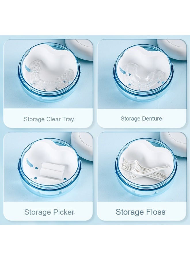 Travel-Friendly Portable Clean Storage Soaking Case for Retainers