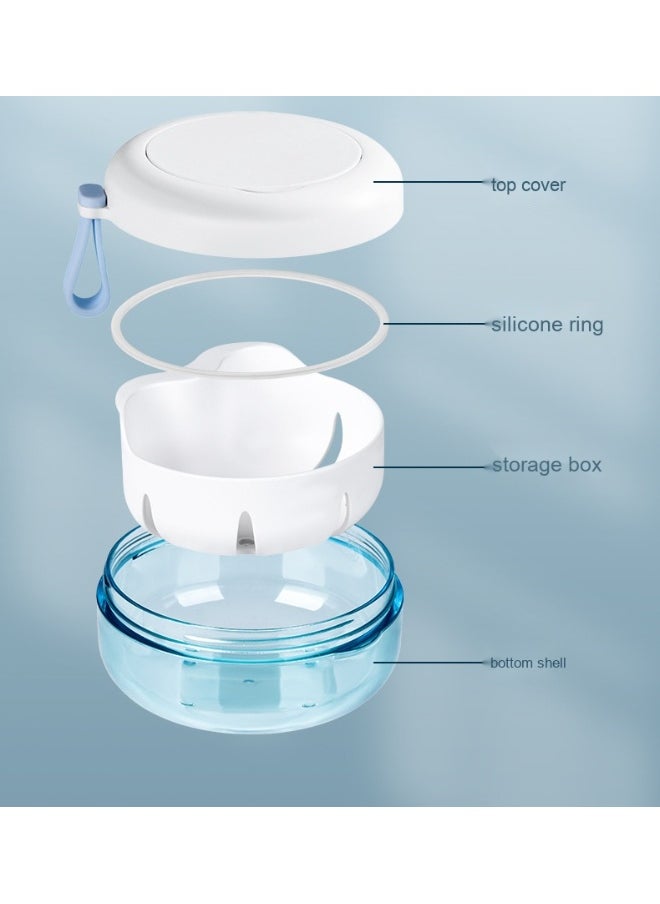 Travel-Friendly Portable Clean Storage Soaking Case for Retainers